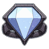 silver diamond ring  enchanted magical glow