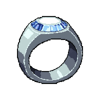 silver diamond ring  shiny polished