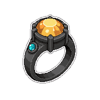 sunstone bright ring  pristine new
