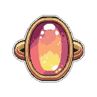sunstone bright ring  shiny polished