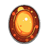 topaz orange ring  tarnished old