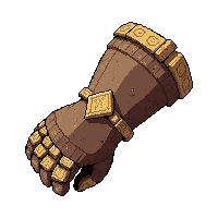 gauntlet of strength  shattered but repairing