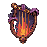 harp of enchantment  cursed ominous glow
