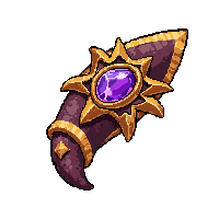 horn of summoning  jewel encrusted ornate