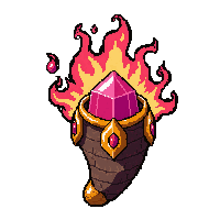 horn of summoning  ruby fire burning