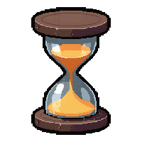 hourglass of time  awakened and active