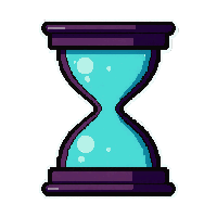hourglass of time  ethereal ghostly fade