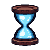 hourglass of time  pristine divine light