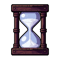 hourglass of time  silver moonlight shine