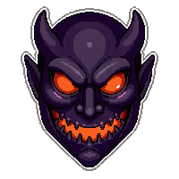 mask of disguise  cursed ominous glow
