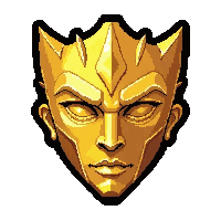 mask of disguise  golden radiant glow
