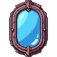mirror of truth  ethereal ghostly fade