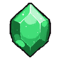orb of power crystal  emerald nature growth