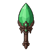 scepter of command  emerald nature growth