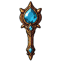 scepter of command  jewel encrusted ornate