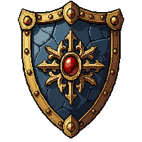 shield of aegis  ancient rune carved