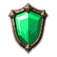 shield of aegis  emerald nature growth