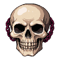 skull of necromancy  chained and sealed