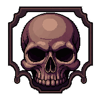 skull of necromancy  dark shadow pulsing