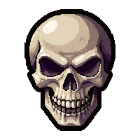 skull of necromancy  newly forged bright