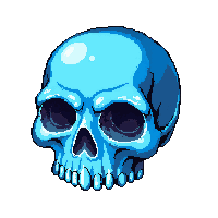 skull of necromancy  sapphire ice frost