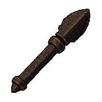 staff of elements  ancient rune carved