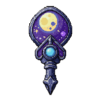 staff of elements  dark shadow pulsing