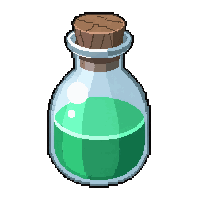 levitation float potion  half empty used