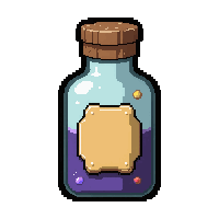 levitation float potion  sealed wax top