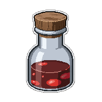 levitation float potion  small vial tiny