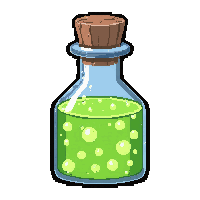 luck fortune potion  bubbling fizzing