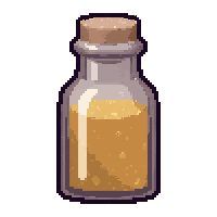 luck fortune potion  sealed wax top