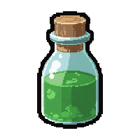 luck fortune potion  small vial tiny
