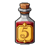 luck fortune potion  smoking vapor trail