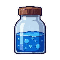 mana restore blue  bubbling fizzing
