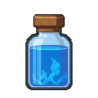 mana restore blue  burning hot steam