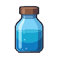 mana restore blue  frozen solid ice
