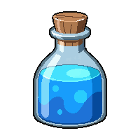 mana restore blue  swirling two tone