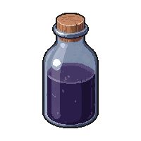poison cure antidote  crystal decanter
