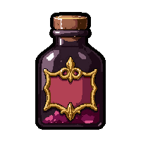 poison cure antidote  ornate gold trim