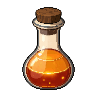 shrink miniature potion  burning hot steam