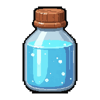 shrink miniature potion  frozen solid ice
