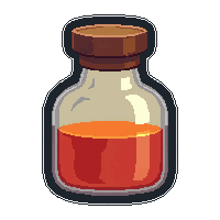 shrink miniature potion  sealed wax top