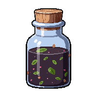 shrink miniature potion  small vial tiny