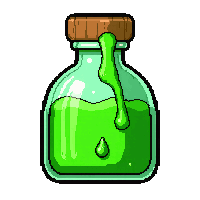 stamina green elixir  overflowing dripping