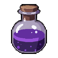 void shadow essence  round flask glass