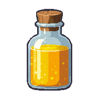 wisdom intellect brew  glowing bright liquid