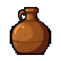wisdom intellect brew  simple clay jug