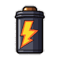 energy cell battery  damaged sparking