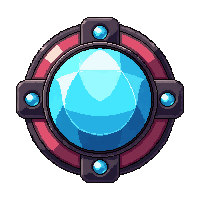 force field emitter  crystal powered gem